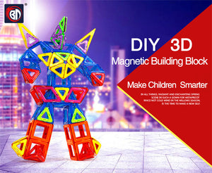 3D Magnetic Building Block Toy Set For Children