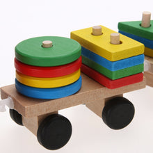 Wooden Stacking Train Block Toy
