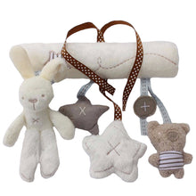 Mobile Rabbit Baby Plush Toy for Car Seat