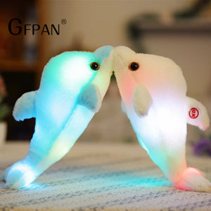 Luminous Stuffed Dolphin Toy